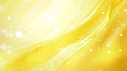 Poster - Vibrant golden gradient background with a radiant sunburst effect surrounded by shimmering particles and a glowing luminous aura  The image has a dreamlike ethereal and transcendent a sense of energy