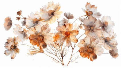 Wall Mural - a wild flower bouquet