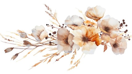 Wall Mural - a wild flower bouquet