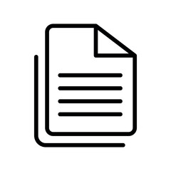 Fototapete - file document multiple vector icon