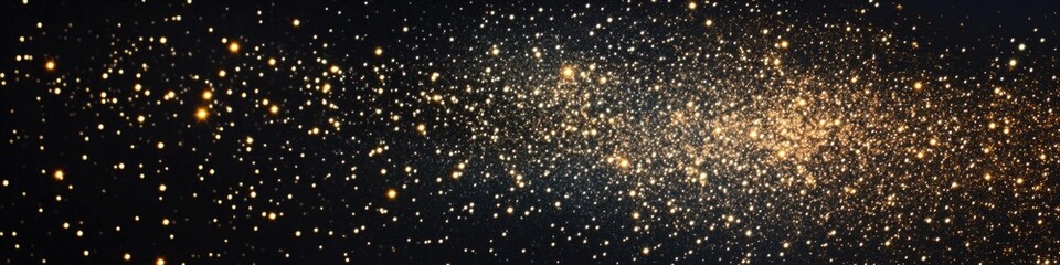 Poster - A close-up view of a star-filled night sky with minimal light pollution