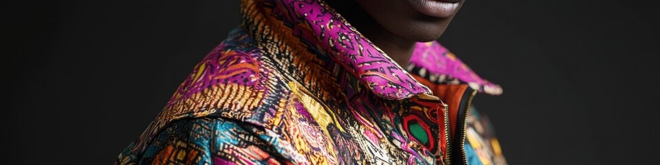 Aufkleber - A professional man dressed in a vibrant jacket and tie, perfect for corporate events or business presentations