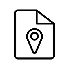 Poster - file marker vector icon