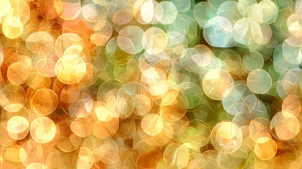 Poster - Abstract Colorful Bokeh Background with Soft Light and Shapes