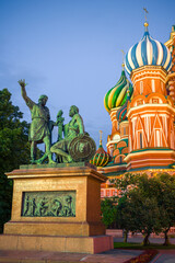 Wall Mural - Monument to Minin and Pozharsky  Red Square  Moscow