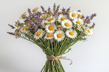 Poster - Fresh flowers in a vase, perfect for decoration or gift