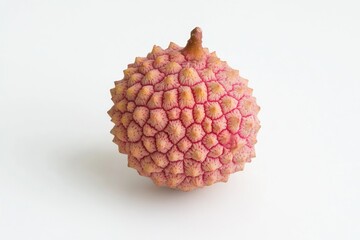 Poster - A close-up shot of a fruit on a clean and plain white background