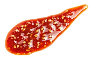 Poster - A close-up shot of a single serving of a dish on a white plate, ready to be served