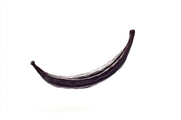Poster - A simple piece of black fabric suspended from a thin string, with a subtle sheen