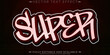 © QuillArtistry - Graffiti text effect, editable spray and street text style