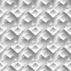 Poster -  Halftone background vector, abstract backdrop design with two tone pattern and copy space for edit your content