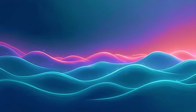 Abstract wave pattern gradient background    