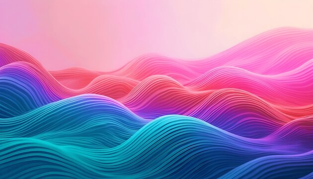 Abstract wave pattern gradient background    