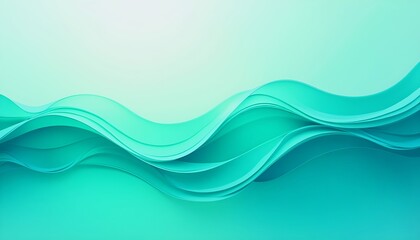 Poster - Abstract wave pattern gradient background    