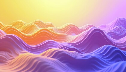 Poster - Abstract wave pattern gradient background    