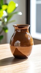 Poster - Artful vase display modern home photography indoor close-up ornamental stability