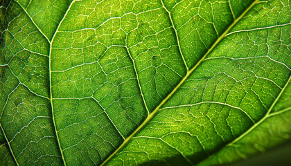 green leaf near up macro