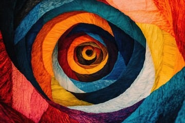 Wall Mural - Multicolored Spiral