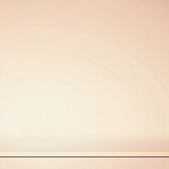 Fototapete - Minimalistic solid color background with a thin contrasting line along the bottom creating a modern aesthetic. Generative AI