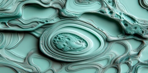 Poster - A futuristic concept featuring curved motion speed lines in blue chill, powder blue, and dark slate gray hues, ideal for a background or wallpaper