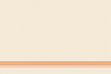 Fototapete - Simple background with a solid color and a thin dividing line near the bottom for a modern decor style. Generative AI