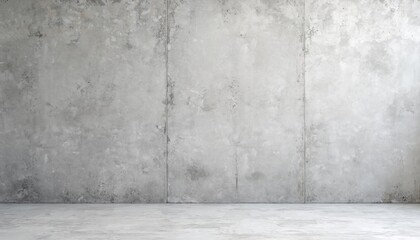 Poster - Gray stone concrete wall background, panorama. Bright surface, grunge structure. Tiles wall texture, abstract design, weathered rustic backdrop. Banner template, floor top, board texture. Space.
