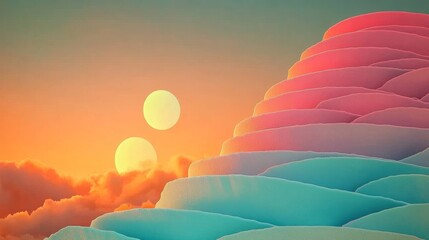 Fototapete - HD visuals with abstract art textures in a spectrum of colors