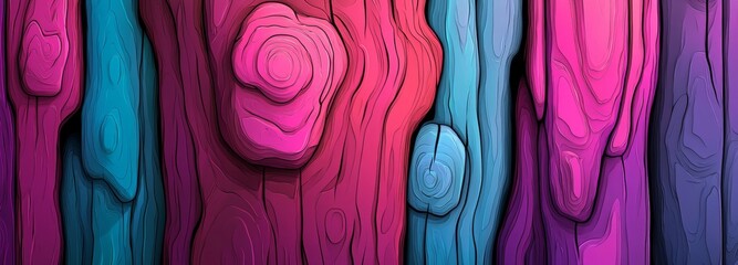 Poster - colorful digital particles create a wave-like pattern with a bokeh and light background, highlighted