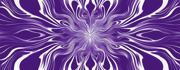 Poster - Purple white swirl digital art background design