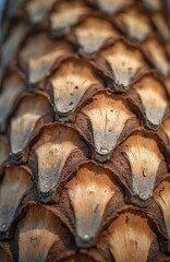 Poster - Close up shot of date palm tree trunk texture in sun light. Brown tree skin surface in tropics, tropical rainforest background and surface. Aged wood background. Rugged bark structure.