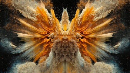 Wall Mural - explosion of fire