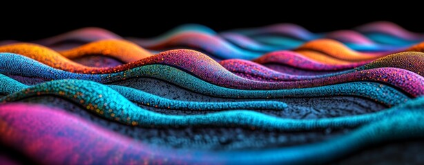 Poster - A comprehensive digital backdrop featuring tech, AI, data, audio, graphics, and additional elements