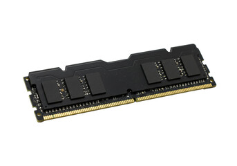 computer ram isolated on white background