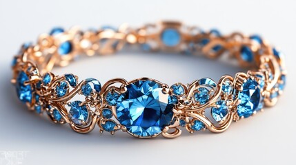 Poster - D CAD jewelry design software displaying an intricate bracelet concept.