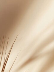 Aufkleber - Exploring soft textures in minimalistic design with delicate lines and warm tones in a serene setting. Generative AI