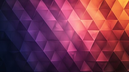 Poster - An eyecatching and colorful abstract geometric design that showcases dynamic triangular shapes and vibrant gradients