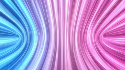 Poster - Abstract Glowing Light Streaks in Tunnel with Vibrant Colors