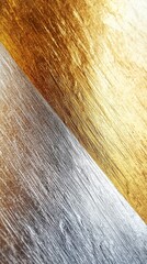 Poster - An elegant, abstract design featuring luxurious gold and silver textures adds an exquisite touch to any space