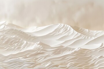 Poster - An enchanting and captivating abstract representation showcasing flowing sand patterns, textures, and tones