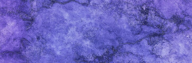 Wall Mural - Blue purple marble texture. Very Peri color. Close-up. Beautiful stone abstract background with space for design. Web banner. Wide.