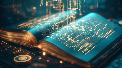 Poster - Digital Codex: Where Data Meets Ancient Lore