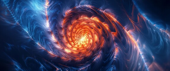 Poster - Technology Abstract Time Vortex Glow