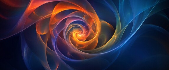 Poster - Technology Abstract Time Vortex Glow