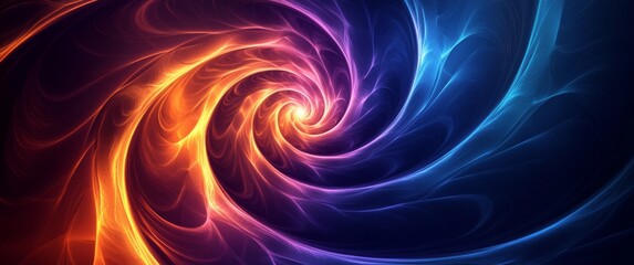 Poster - Technology Abstract Time Vortex Glow