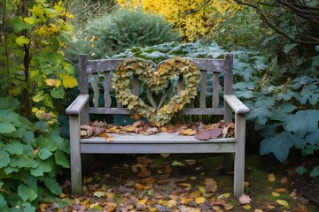 Wall Mural - bench in the park