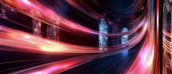 Poster - A Time-Space Technology Tunnel in Brilliant Light