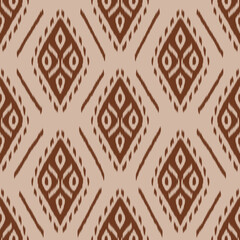 Wall Mural - Geometric ethnic oriental ikat pattern traditional Design for background,carpet,wallpaper,clothing,wrapping,Batik,fabric,Vector illustration.embroidery style