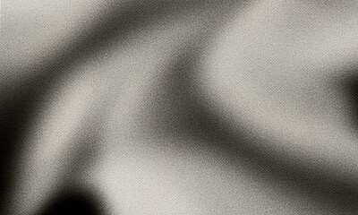 grey black white glowing abstract gradient shape on black grainy background minimal header cover pos
