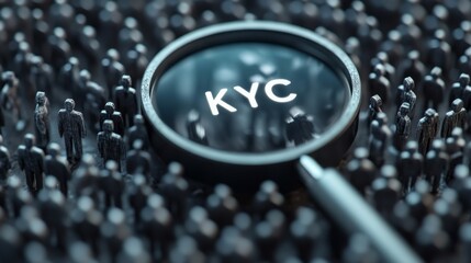 Poster - The image depicts a magnifying glass focusing on the acronym 
