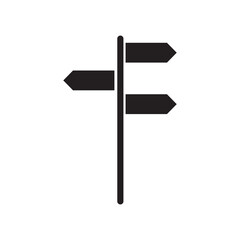 Poster - Signboard, directions icon.vector flat black simple trendy style illustration for web and app..eps